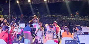 Banda Sinfónica de Arroyito y su presentación de Los Palmeras