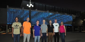 Luminaria led en el centro Cívico