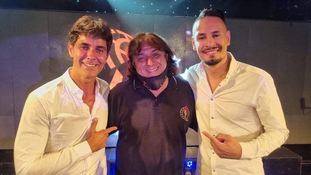 El escenario de calle Rivadavia fue el elegido por el actor y el cantante para realizar una producción audiovisual musical.