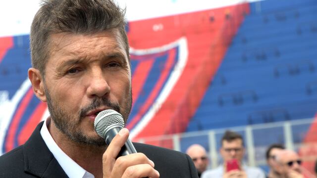Marcelo Tinelli si pidió licencia como Presidente de San Lorenzo en mayo de 2021.