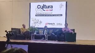 Representantes de la Comuna de Humberto Primo participaron de la Jornada de Integración Cultural y Desafíos de la Gestión en la Nueva Economía Creativa”,