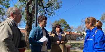 Recorrida de los concejales de Juntos por el Cambio en los barrios de Rafaela