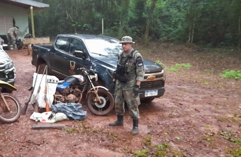 Guardaparques desmantelan un campamente de furtivos en el Parque Provincial Urugua-í