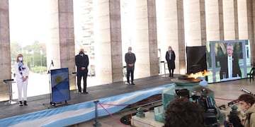 El Presidente participó por videoconferencia del acto del año pasado.