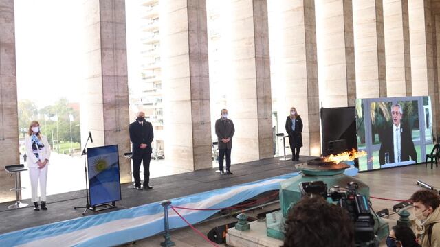 El Presidente participó por videoconferencia del acto del año pasado.