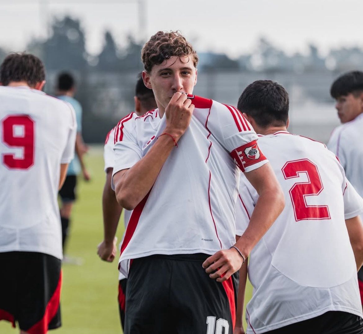 Lucas Scarlato, juvenil de River que se fue del club. (Prensa River).