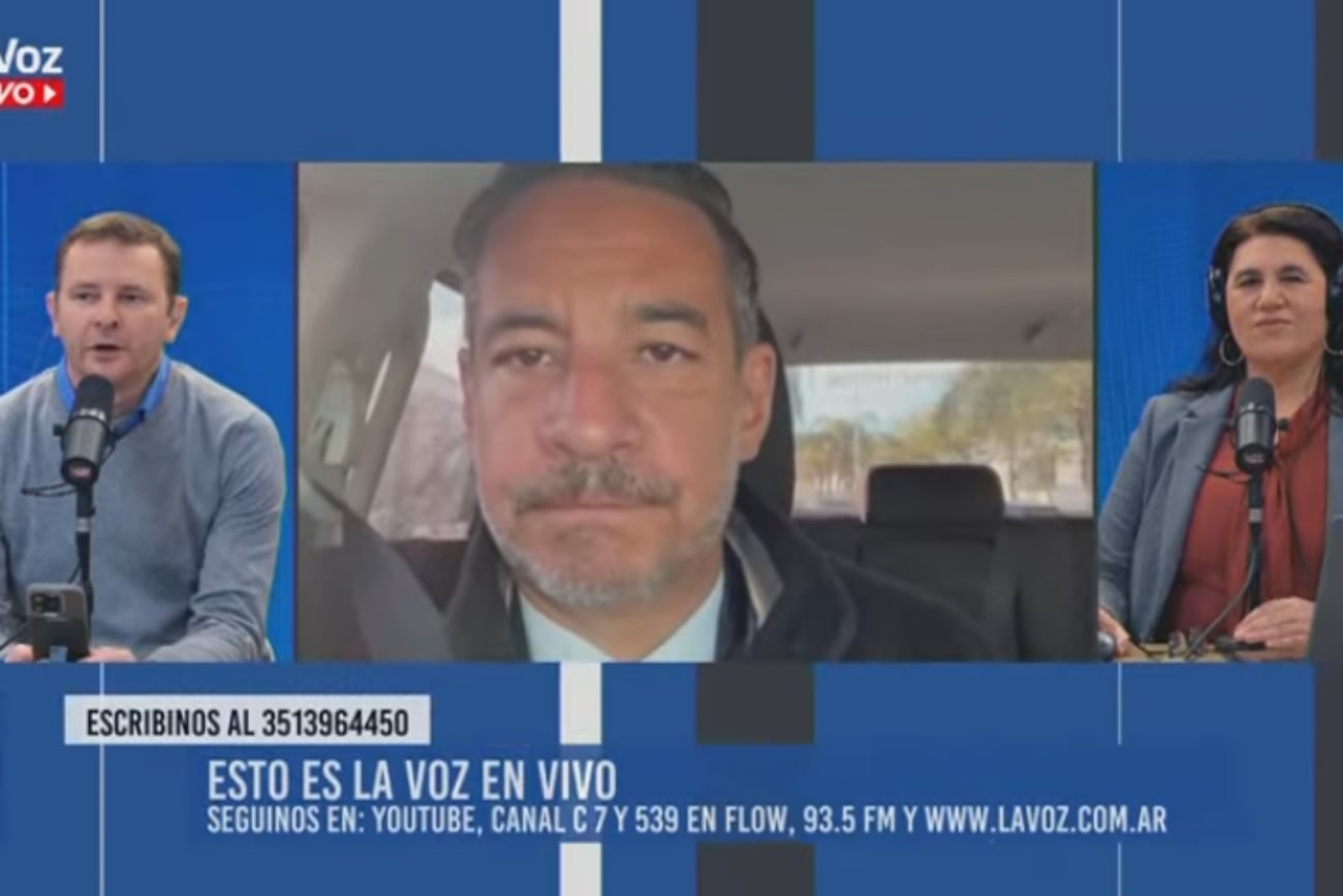 Miguel Siciliano habló este miércoles 30 de julio en La Voz en Vivo (Captura de video).