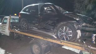 El vehículo usado por Oscar González fue trasladado este miércoles.