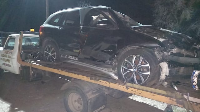 El vehículo usado por Oscar González fue trasladado este miércoles.