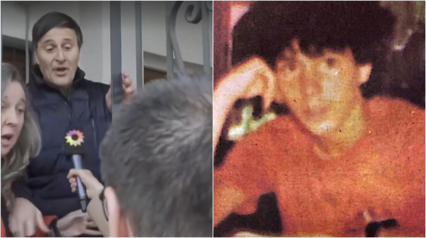 Cristian Graf en su casa donde encontraron los restos de Diego.