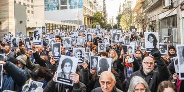 Acto aniversario del atentado de la AMIA en Argentina. Foto: Federico López Claro.