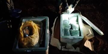 San Ignacio: incautan droga oculta en conservadoras.