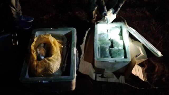 San Ignacio: incautan droga oculta en conservadoras.