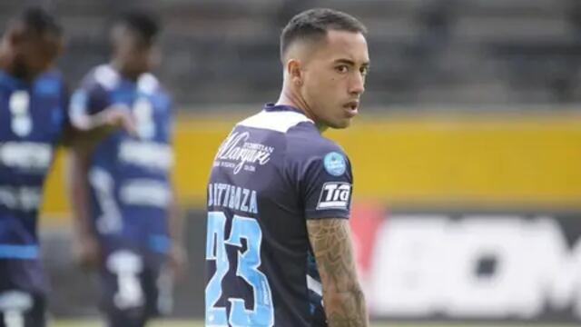 Iván Ortigoza se suma como refuerzo a Belgrano. El delantero viene de jugar en Ecuador y llega a préstamo. (Prensa Gimnasia de Jujuy)