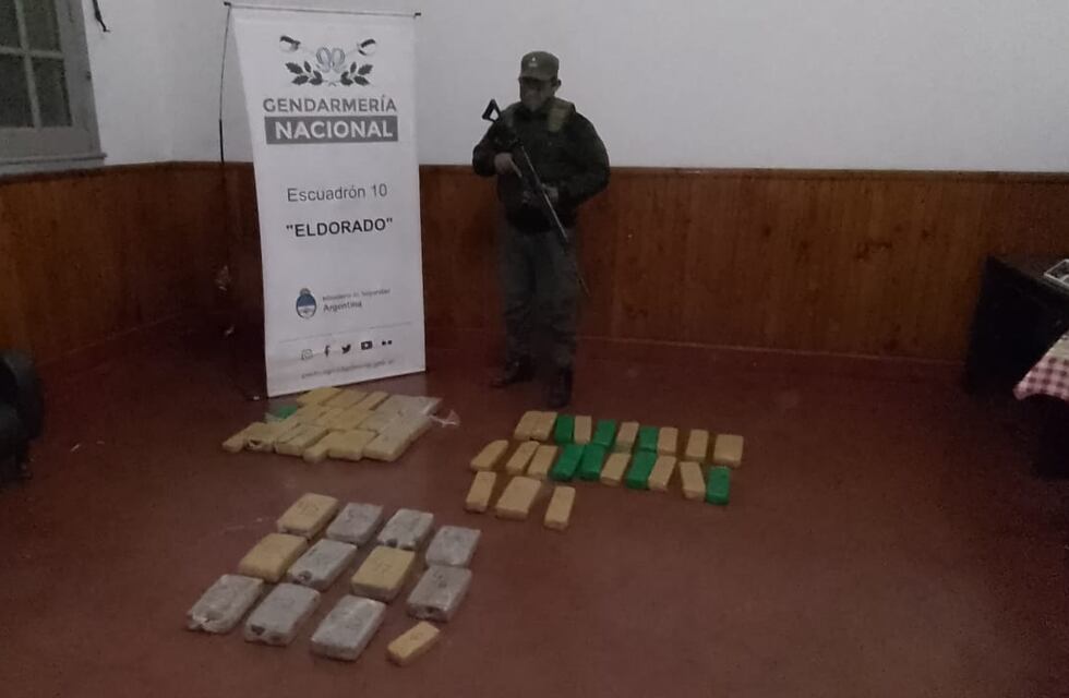 Puerto Esperanza: Gendarmería Nacional incautó marihuana