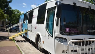 Ómnibus Sanitario en Rafaela
