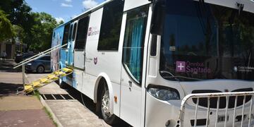 Ómnibus Sanitario en Rafaela