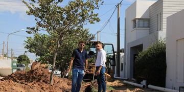 Avanza la obra de cloacas en La Cañada