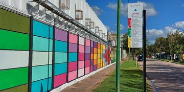 Rafaela sumó un nuevo mural: en Limansky S.A., en calle M. M. Zavalla de barrio Güemes.