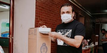 El gobernador de Misiones, Oscar Herrera Ahuad.