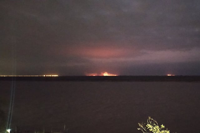 El humo de la quema en las islas del Delta del Paraná invadió la ciudad.