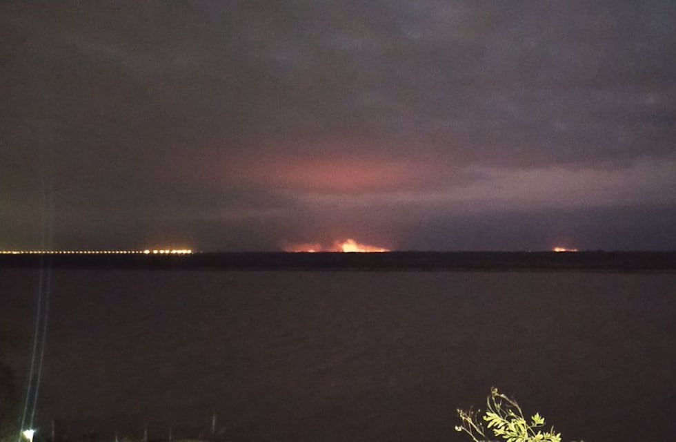 Humo en Rosario: ambientalistas protestaron y el fuego no se detiene