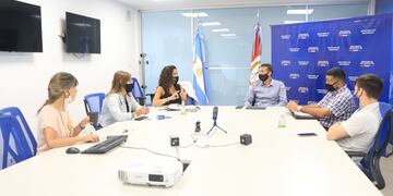 Puesta en marcha de la nueva tecnología con la que se contará a partir de la inversión de la Nación. (Gobierno de Santa Fe)