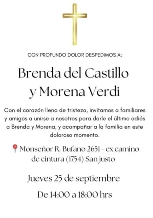 Velatorio Brenda y Morena