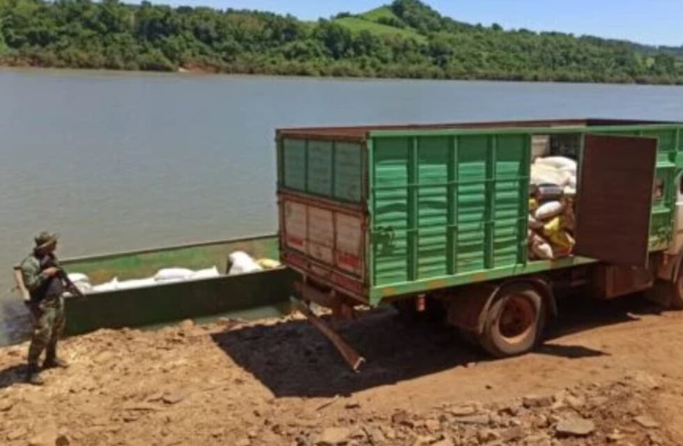 El Soberbio: interceptan contrabando de soja y maíz
