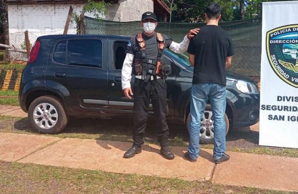 Fue detenido por circular en un auto robado en San Ignacio