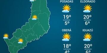 20°C es la máxima esperada en Iguazú.