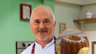 Cómo hacer una torta de manzana invertida: la receta de Osvaldo Gross para lograr un clásico irresistible