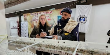 El salame más largo de Argentina. (Gentileza Candena 3)