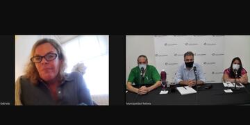 El intendente Luis Castellano dialogó con Gabriela Fillon, la rafaelina que fue la primera argentina en vacunarse