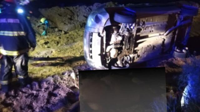 Ruta 3: chocaron un caballo y volcaron