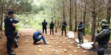 San Pedro: secuestran cargamento de marihuana.