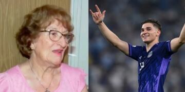 La mujer contó con emoción cómo vive el primer mundial de su nieto.