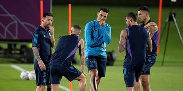Lionel Scaloni define a sus 11 para enfrentar a Croacia. Foto: Los Andes.