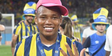El mediocampista colombiano fue el máximo goleador auriazul en el torneo.