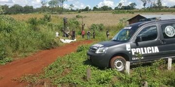 El cuerpo encontrado calcinado en Irigoyen presentaba disparos de arma de fuego.
