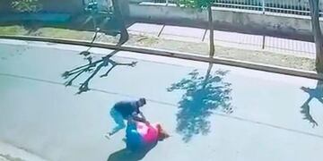 Un delincuente pateó y robó a una mujer en barrio Los Olmos. (El Doce)