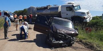 Accidente en cercanías de Seeber