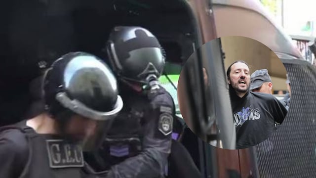 Laurta llegó a Gualeguaychú bajo estricta custodia y lanzó una frase desconcertante