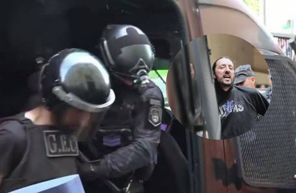 Laurta llegó a Gualeguaychú bajo estricta custodia y lanzó una frase desconcertante