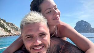 La pareja disfrutó de una tarde en Ibiza.