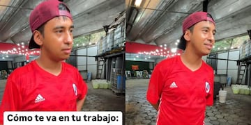 El joven reveló su sueldo trabajando en un lavadero de autos.