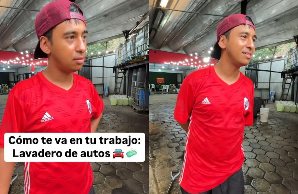 Un hombre reveló lo que gana en un lavadero de autos y generó controversia: “Lo que más me gusta es la plata”