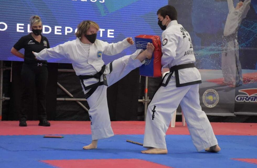 Taekwondo adaptado: es la primera argentina con Síndrome de Down en alcanzar su categoría pero necesita ayuda para ir al Mundial