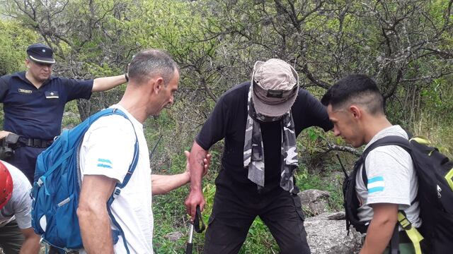Este martes, encontraron al turista que se había perdido en el Champaquí
