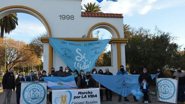 Caravana por las 2 vidas en Punta Alta y micrófono abierto en la Plaza General Belgrano